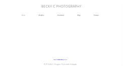 Desktop Screenshot of beckycphotography.com